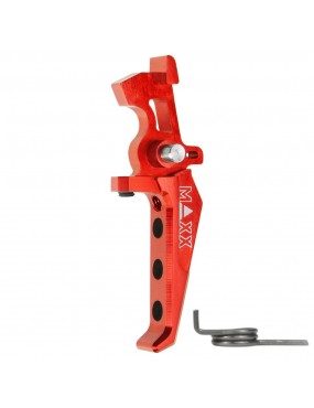 CNC Aluminium Advanced Speed Trigger - Style E Red [Maxx Model]
