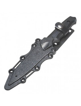 Rubber Knife with Hard Holster TD019 - Preto [CCCP Accessories]