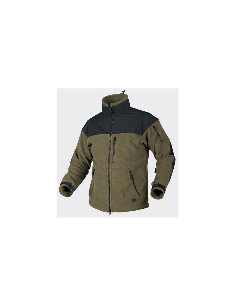 CLASSIC ARMY Jacket Fleece Windblocker - Olive Green/Black [Helikon-Tex]