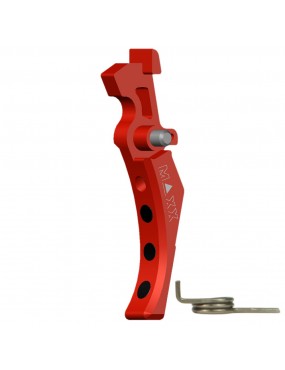 CNC Aluminium Advanced Trigger - Style D Red [Maxx Model]